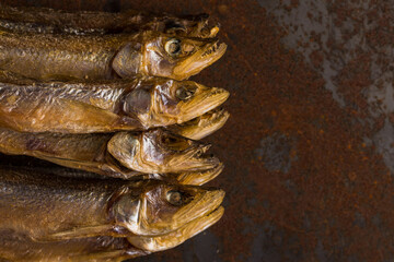 Salty dry river fish