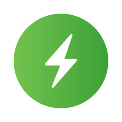 green device charging icon vector design