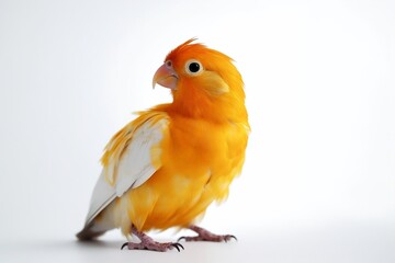 red and yellow canary bird