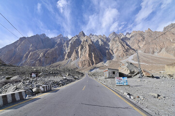 Passu Cones on Karakoram Highway, Highest Paved Road in the World