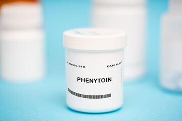 Phenytoin medication In plastic vial