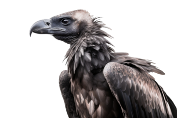 vulture isolated on white background