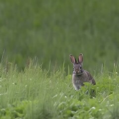 rabbit in the grass