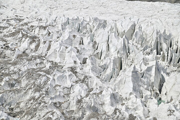 Background Texture of White Glacier Passu in Pakistan