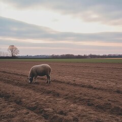 Fototapeta premium cows in the field