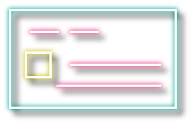 Fototapeta premium Neon Money