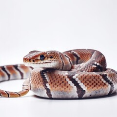 snake in front of background