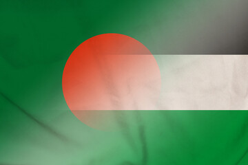 Bangladesh and Jordan political flag international relations JOR BGD