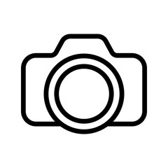 Camera icon. sign for mobile concept and web design. vector illustration