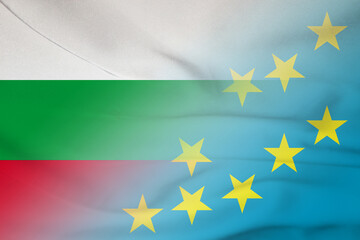 Bulgaria and Tuvalu official flag transborder contract TUV BGR