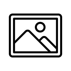 Image icon. sign for mobile concept and web design. vector illustration