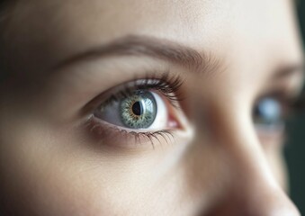 Fototapeta premium beautiful eyes extremely close-up 