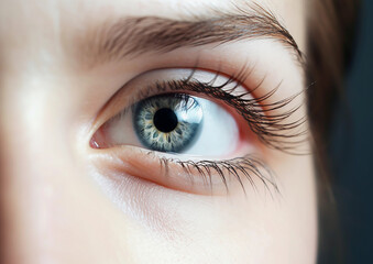 Obraz premium beautiful eyes extremely close-up 