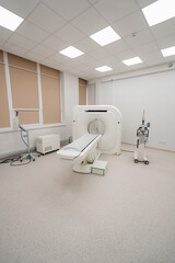 Medical computed tomography equipment in clinic device for research concept of medicine and health