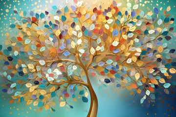 abstract tree background