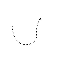 Arrow Dots Line 