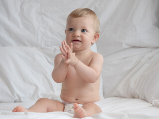 Baby clapping