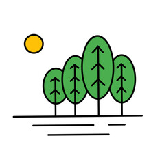 illustrations of a tree