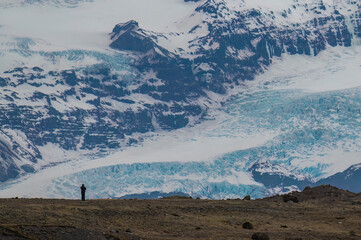 Ice covered mountains