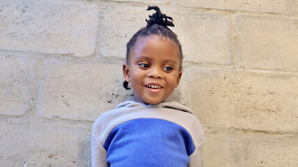 portrait of a African young boy 