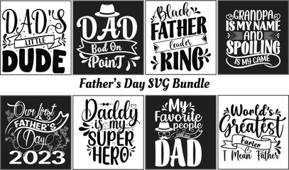 Father's Day Bundle T-Shirt Design