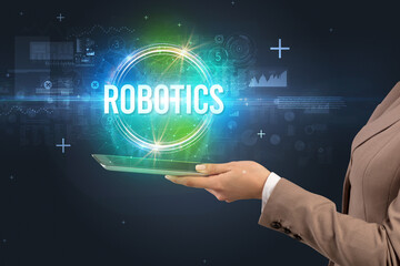 Close-up of a touchscreen, new tech concept