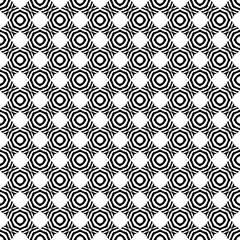Black and white seamless pattern texture. Greyscale ornamental graphic design. Mosaic ornaments. Pattern template. Vector illustration. EPS10.