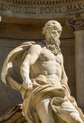 Obraz premium Estatua ubicada en Florencia 