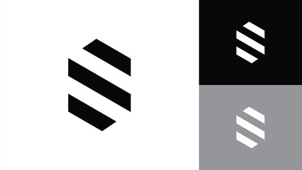Letter S logo symbol - vector icon. initial S Letter Logo Design Monogram Icon Vector Template. vector illustration template. - obrazy, fototapety, plakaty