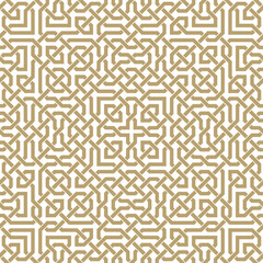 Seamless square pattern in authentic arabian style.