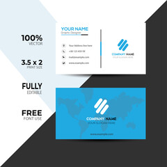 Vector creative modern professional business card template design