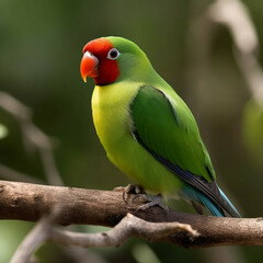 Fototapeta premium Preciosa imagen de vivos colores de tus compañeros mas fieles, los animales, disfruta de ella y de su tierna mirada