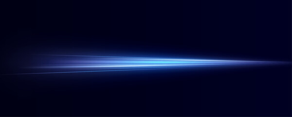 Luminous blue lines png of speed. Light glowing effect png. Abstract motion lines. Light trail wave, fire path trace line, car lights, optic fiber and incandescence curve twirl	
 - obrazy, fototapety, plakaty