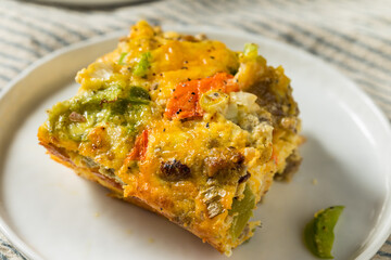 Homemade Savory Eggbake Breakfast
