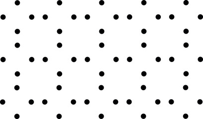 Scattered monochrome dots. elements, Polka Dot. White Background. Black Dots. Seamless Pattern. Eps 10