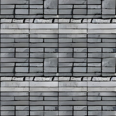 Abstract Artistry. Gray and White Stone Concrete Wall Seamless Pattern Background for Creative and Expressive Projects Generative AI.