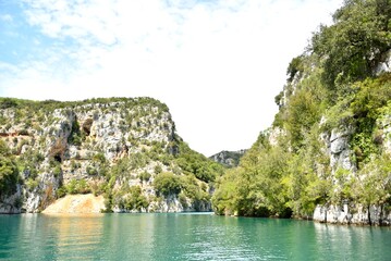 Fototapeta na wymiar Les basses gorges du Verdon