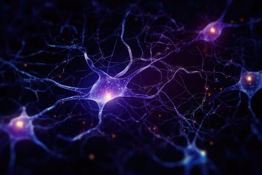 Vibrant Neurons Artwork