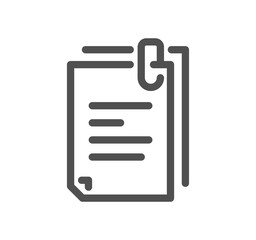 Human resources related icon outline and linear symbol.	
