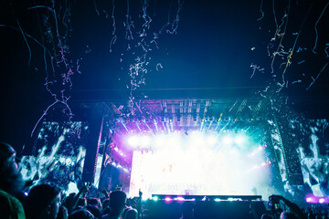  stage lights live concert summer music festival
