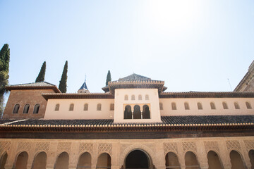 Fototapeta premium ancient arabic fortress Alhambra Granada Spain
