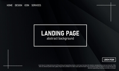 Abstract black background with diagonal lines. Design for web sites, presentation, banner, cover, web, flyer, card, poster, game, texture, slide and powerpoint