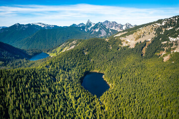 Talapus and Ollalie Lake in the Alpine Lake Wilderness  