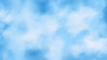 Abstract Watercolor shades blurry and defocused Cloudy Blue Sky Background, blurred and grainy Blue powder explosion on white background, Classic hand painted Blue watercolor background for design.
