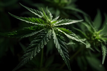 Fototapeta na wymiar Marihuana Weed legalization Germany