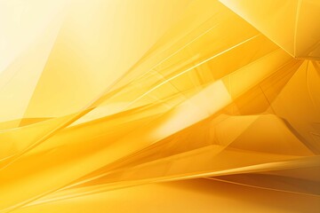 3D Render of yellow Abstract Ethereal Glass Shards Background