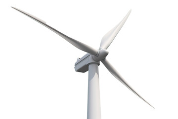 Fototapeta  wind turbine transparent background, generative artificial intelligence
 obraz