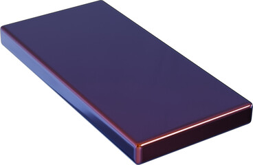 3d rendering. Abstract geometric shapes illustration. Modern minimal glossy objects isolated on transparent background