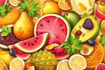 [00351] Palm and tropical beach