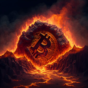 Bitcoin erschaffen im Schicksalsberg